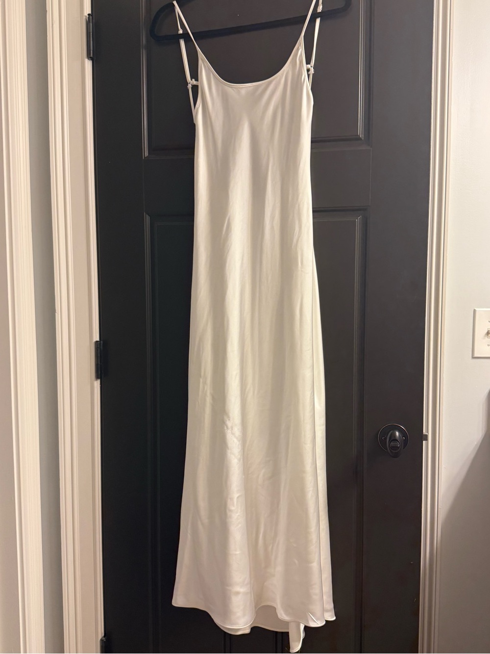 Zara Cream Slip Maxi Dress